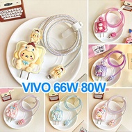 VIVO 66W Charger Protector Set for V27 80W Type C Fast Quick for V29 PRO Charger Cover Vivo 33w Char