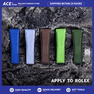 Apply To ROLEX Fluorine Rubber Watch Strap 20mm 21mm 22mm Compatible Daytona Oyster Perpetual Rubber