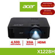 Acer X1228H Projector 4500 ANSI Lumens XGA HDMI High-Quality 1024x768 Resolution Compatible with TV,