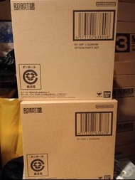 全新 啡盒未開 Robot魂 RX-93ff NU-GUNDAM 及 OPTION PARTS SET