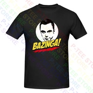 Sheldon Cooper Bazinga Shirt Set Pop Print T-Shirt Vintage Hot Offer