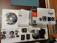 尚有存貨-Sony nex-5n,nex5n 搭sel1855鏡頭，附閃光燈，盒裝完整