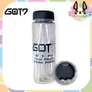 Clear Water Bottle Print Got7