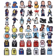 Crocs Jibbitz Football World Cup Star Cartoon DIY Clog Charms Pins for Crocs Shoes Charms