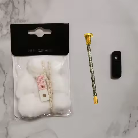 Cotton Wicks Felt Kit & Anti Volatile Oil Saving Rubber Bottom & Spring For Zippo Gas Oil Lighter Up