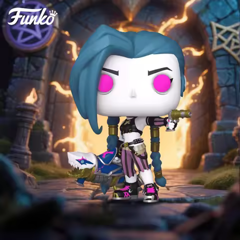 FUNKO POP《League of Legends: Arcane Vi, Jinx, Viktor, Caitlyn, Mel》Anime Action Decoration Ornament