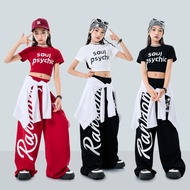 Girls' Jazz Dance Costume Hip Hop Street Dance Performance Outfit for Kids hiphop Trendy Children's 