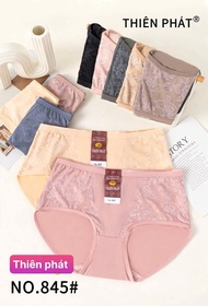 sét 10 Quần Lót Nữ bigsezi 845 Cạp Cao ôm Bụng Thun Lạnh Cao Cấp Thiên Phát Size 55kg-68kg quần lótq