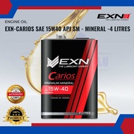 EXN ENGINE OIL CARIOS SAE 15W40 MINERAL API SM/CF ENGINE OIL 4L