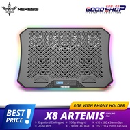 NYK Nemesis X8 Artemis (RGB with Phone Holder) - Cooling Pad