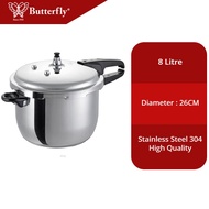 Butterfly Stainless Steel Pressure Cooker 8L - BPC-SS27