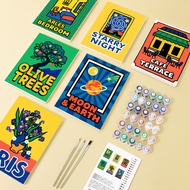 ACANDYL Van Gogh - Inspired Digital Painting Paint by Number Set - 6 Exclusive Reimagined Masterpiec