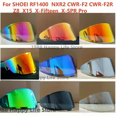 Helmet Visor for SHOEI Z8 NXR2 RF1400 RF-1400 CWR-F2 CWR-F2R X15 X-Fifteen X-SPR Pro Shield Sunscree