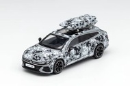 GCD 1:64合金模型，VW Arteon R ，Shooting Brake旅行版。第五批發售中 (202)，Grayscale Camouflage 都市迷彩。含車頂行李箱，本批400台。准現貨