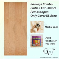 Pintu Plywood /Plywood Door /Pintu Papan /Custom Size /Pintu Kayu /Pintu Bilik /