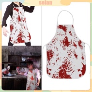 SEL Halloween Bloody Apron Halloween Theme Props Fancy Dress Scary Apron Costumes