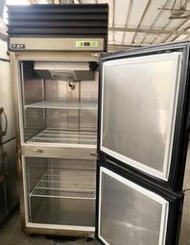 ○大員林2手貨○ 二手瑞興二門風冷冰箱/2門上凍下藏冰箱/自動除霜/營業用/半凍藏/氣冷式