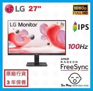 LG - 27" 27MR400-B 全高清 IPS 100Hz 顯示器