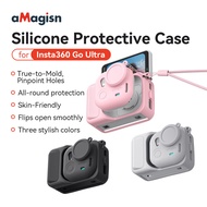 aMagisn for Insta360 GO Ultra Silicone Case, Thumb Camera 360 GO Ultra Protective Accessory