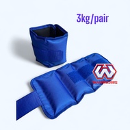 3kg hand weights, dumbbell leg weights, wristband
