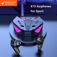 X15 Pro Wireless Gaming Headset Mode BT 5.3 Earphones Good Sound Earbuds Headphones (Black)