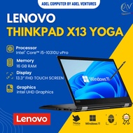 Lenovo ThinkPad X13 Yoga (2 IN ONE )16GB RAM Core i5-10th Gen 13.3"FHD Touch Sreen Laptop Windows11