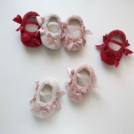 Newborn shoes Warm cotton shoes Korean style shoes Fur shoes Princess flat shoes