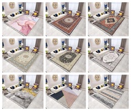 XXL 230cm x 200cm 3D Karpet Crystal Velvet Carpet Rug Floor Mat Living Room Home Decor Tatami Anti S