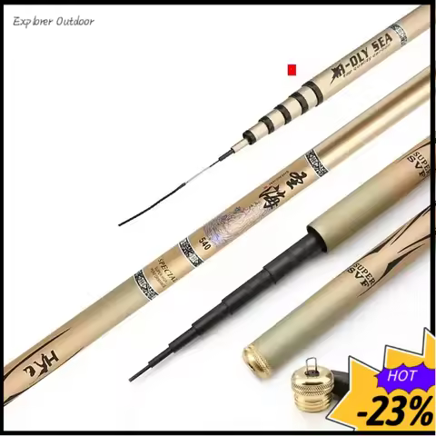 Telescopic Pole Freshwater Stream Carp Accessories Japan Fly Fishing Rod 2.7M-10M Rockfishing Castin