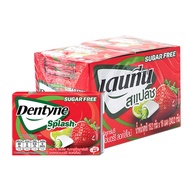 DENTYNE Strawberry Gum With Lime Filling 8 Tablets x 16 Sheets