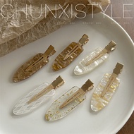 High-End Acetate Seamless Hair Clip Female Side Bangs Clip 2023 Hairpin Makeup Clip Headdress FL12.3