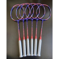 {Same Day Delivery} VICTOR VICTOR Badminton Racket Speed 12F Ultra-Light Full Carbon Badminton Racket JS-12F Cherry Blossom Knife (Badminton Line+Hand Glue+Racket Cover)