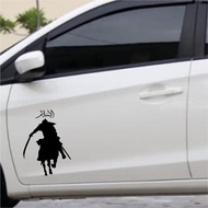 Car sticker horse combat horse war Assalamualaikum car door sticker cutting