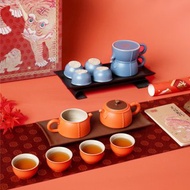陸寶LOHAS 國立歷史博物館 聯名 虎福臨門 1壺1海4杯+茶托 茶具組