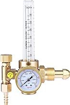 KUNTEC Argon/CO2 Mig Tig Flow Meter Gas Regulator Gauge Welding Weld CGA580 Inlet