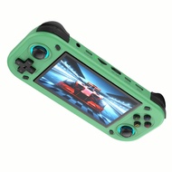 R43S Retro คอนโซลวิดีโอเกมมือถือเปิดระบบ Linux 4.3 นิ้วหน้าจอ IPS แบบพกพาเครื่องเล่นวิดีโอสนับสนุน H