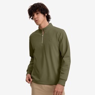 ELGINI E16375 Sweater Kapas Zip Separuh S-XXL | Half-Zip Cotton Sweatshirt