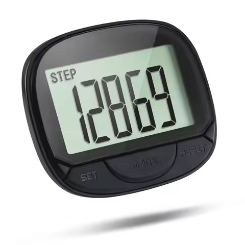 Multi-functional Step Counter 3D Pedometer with Clip for Fitness Tracker for Tracking Steps / Walkin