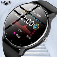 利格2021年時尚智能手錶男人健身手鐲心率血壓監測運動跟蹤