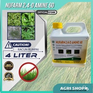 Agrishop 4 Liter Nufarm 2,4-D Amine 60 Herbicide Racun Rumpai