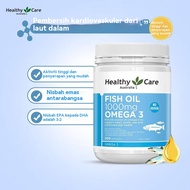 【Shipping from Malaysia】Healthy Care Deep Sea Fish Oil Soft Capsules Omega-3 Regulates Three Highs