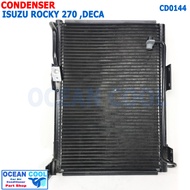 แผงแอร์ อีซูซุ ร็อกกี้ 270  เดก้า ไดเออร์ เกลียว KK134a กลางแปะ R12  CD0144 Condenser For isuzu Rock