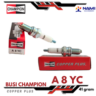 *CHAMPION BUSI A8YC / A 8 YC * untuk Motor HONDA YAMAHA SUZUKI - Original