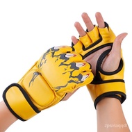 Boxing Glove Sanda Muay Thai Adult Half Finger Gloves Fighting Boxing Gloves Male and Female Adult Punching Bag Boxing G