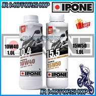 (FREE GIFT)IPONE 10.4 10W40 / 15.5 15W50 Engine Oil (Semi Synthetic)