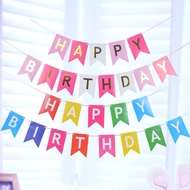 HAPPY BIRTHDAY BLANK BANNER HANGING BIRTHDAY BANNER Happy Birthday Banner Birthday Decoration