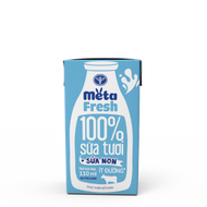 Thùng sữa tươi Meta FRESH ít đường (110ml x 48 hộp)