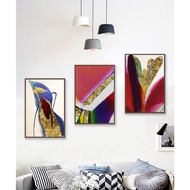 Print Laminate wood press ABSTRACT PAINTING - Model 31 (3 HCN 3x20x30, 3x30x40, 3x40x60). Print phot