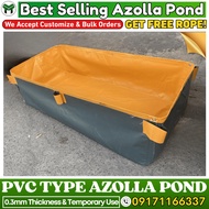 6x6x1ft PVC AZOLLA POND AFFORDABLE FISH TANK CRAYFISH TEMPORARY USE TRAPAL AZOLLA BED CRAYFISH POND 
