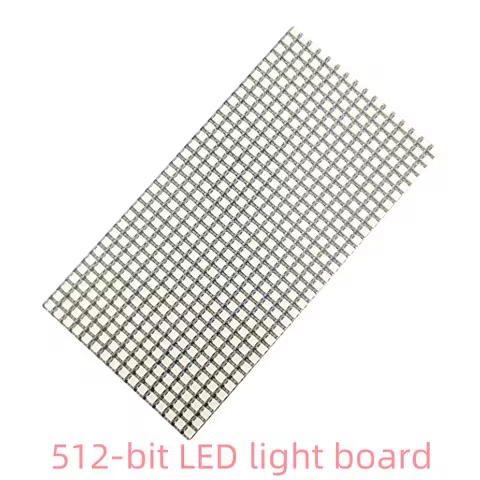 The WS2812 is equipped with a built-in 512-bit full-color driver color light 16*32 5050 LED light bo